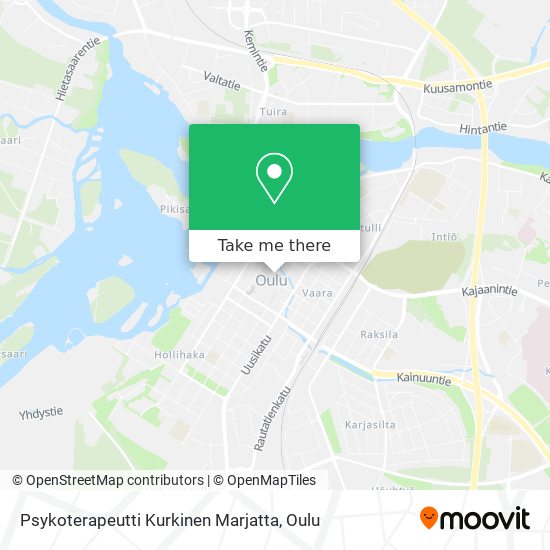 Psykoterapeutti Kurkinen Marjatta map