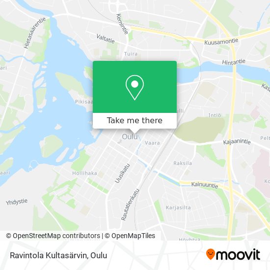 Ravintola Kultasärvin map