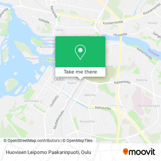 Huovisen Leipomo Paakarinpuoti map
