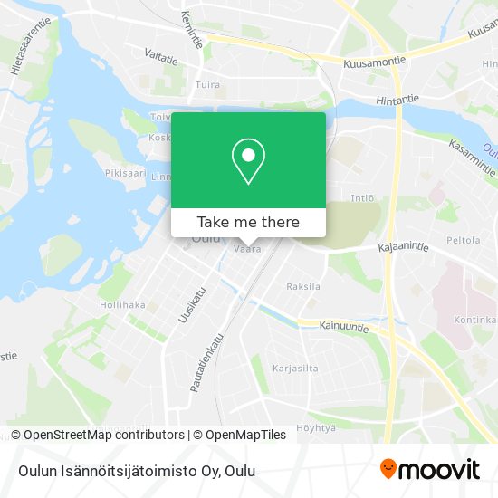 Oulun Isännöitsijätoimisto Oy map