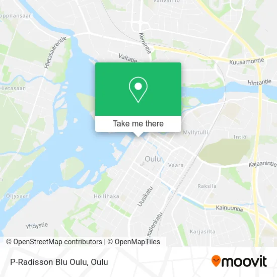 P-Radisson Blu Oulu map