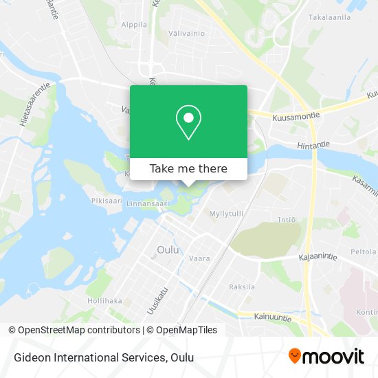 Gideon International Services map