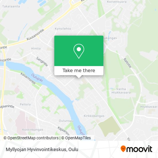 Myllyojan Hyvinvointikeskus map