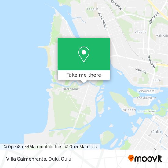 Villa Salmenranta, Oulu map