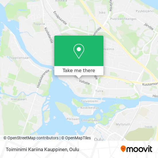Toiminimi Kariina Kauppinen map