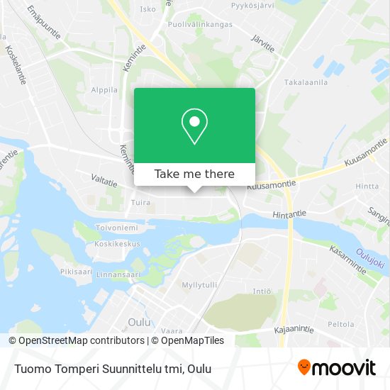 Tuomo Tomperi Suunnittelu tmi map