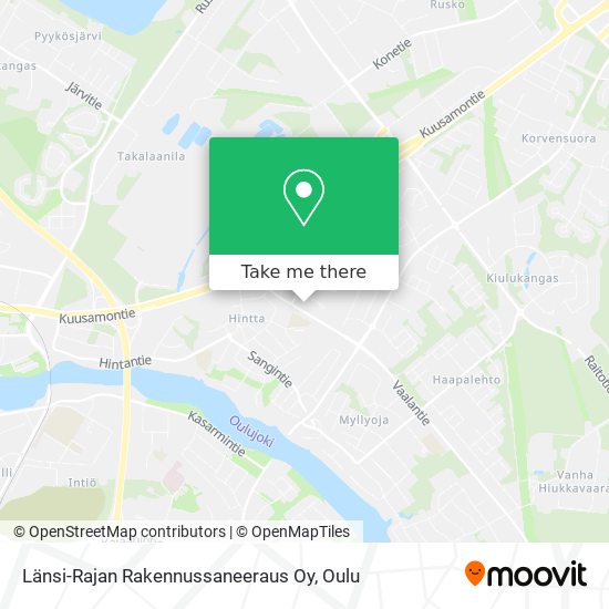 Länsi-Rajan Rakennussaneeraus Oy map