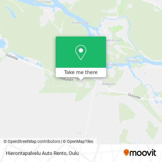 Hierontapalvelu Auto Rento map