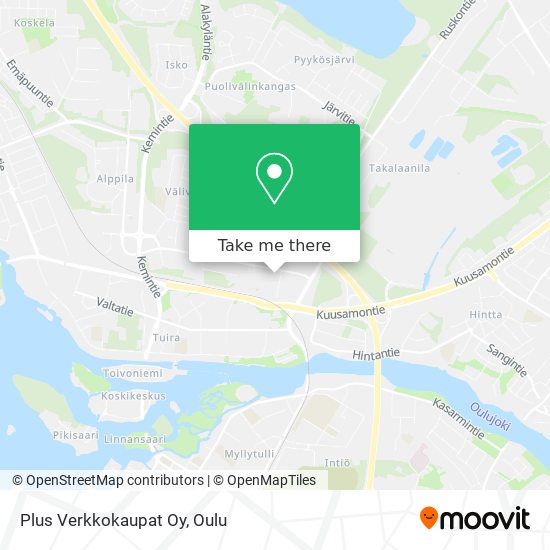 Plus Verkkokaupat Oy map