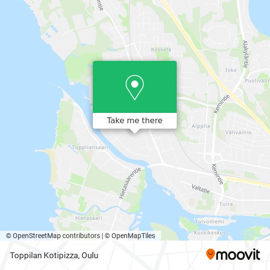 Toppilan Kotipizza map