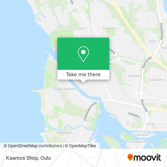 Kaamos Shop map