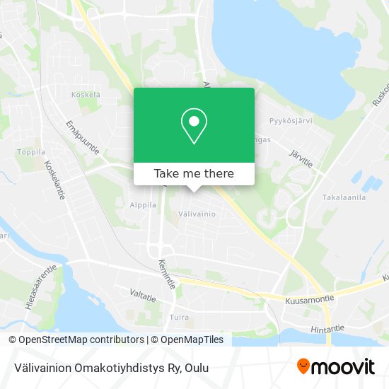 Välivainion Omakotiyhdistys Ry map