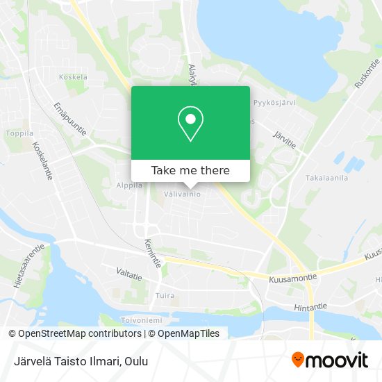Järvelä Taisto Ilmari map