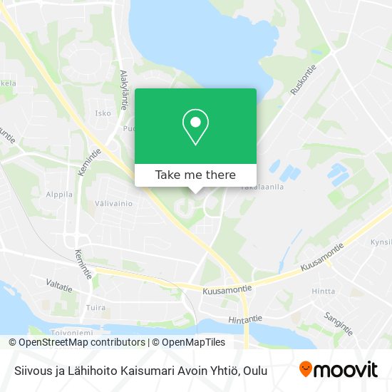 Siivous ja Lähihoito Kaisumari Avoin Yhtiö map