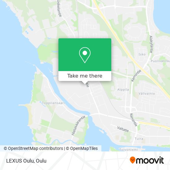 LEXUS Oulu map