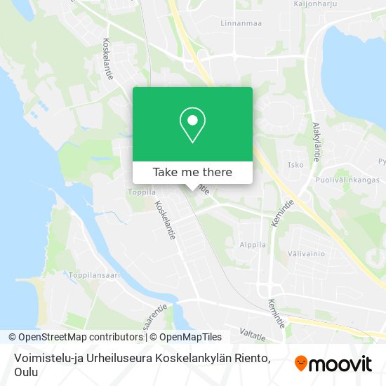 Voimistelu-ja Urheiluseura Koskelankylän Riento map