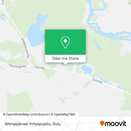 Ahmasjärven Yrityspuisto map