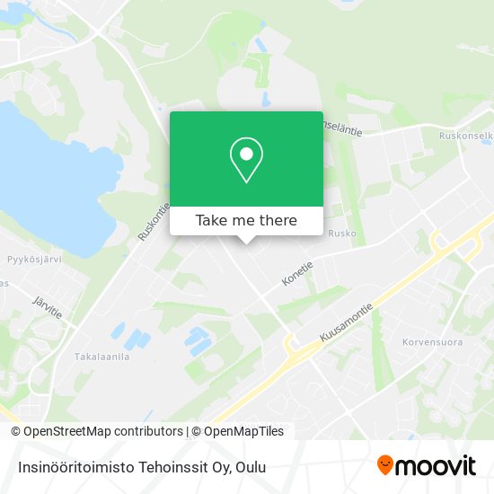 Insinööritoimisto Tehoinssit Oy map