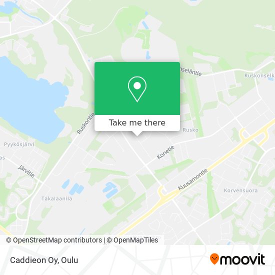 Caddieon Oy map