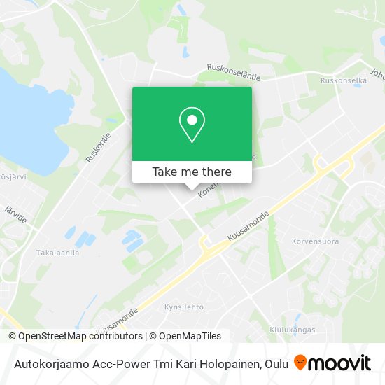 Autokorjaamo Acc-Power Tmi Kari Holopainen map