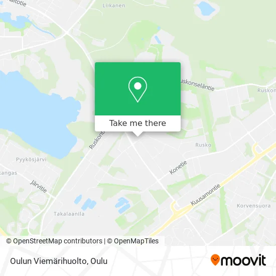 Oulun Viemärihuolto map