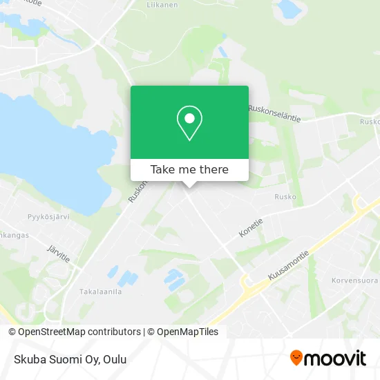 Skuba Suomi Oy map