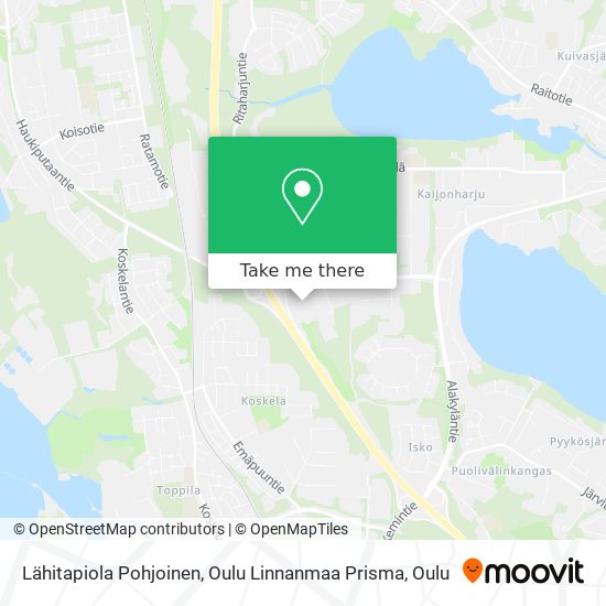 Lähitapiola Pohjoinen, Oulu Linnanmaa Prisma map