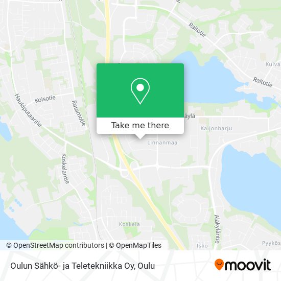 Oulun Sähkö- ja Teletekniikka Oy map