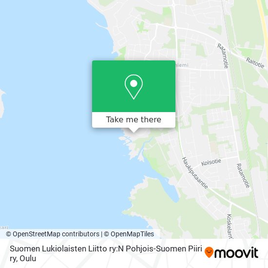 Suomen Lukiolaisten Liitto ry:N Pohjois-Suomen Piiri ry map