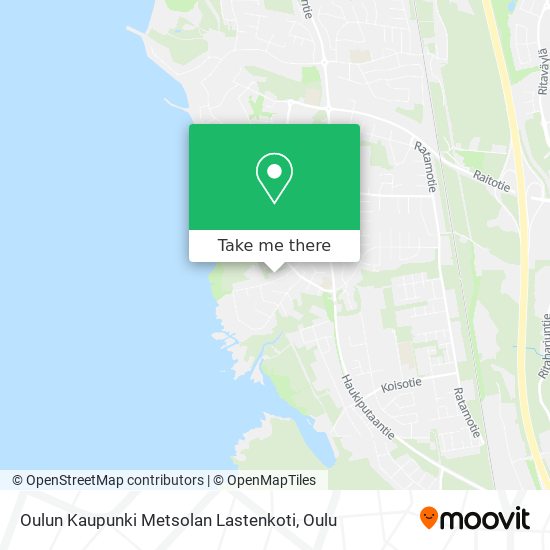Oulun Kaupunki Metsolan Lastenkoti map