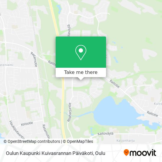 Oulun Kaupunki Kuivasrannan Päiväkoti map