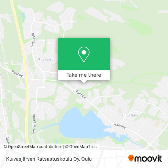 How to get to Kuivasjärven Ratsastuskoulu Oy in Oulu by Bus?