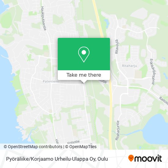 Pyöräliike / Korjaamo Urheilu-Ulappa Oy map