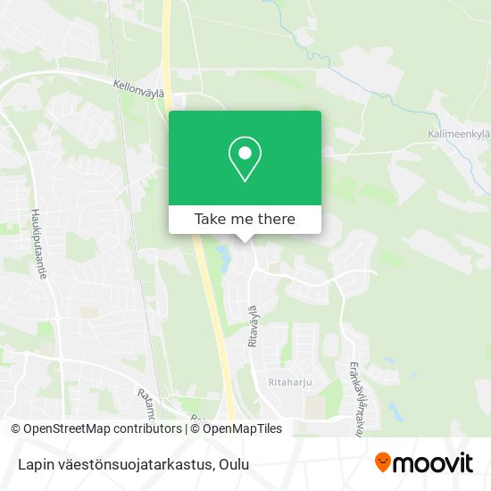 Lapin väestönsuojatarkastus map