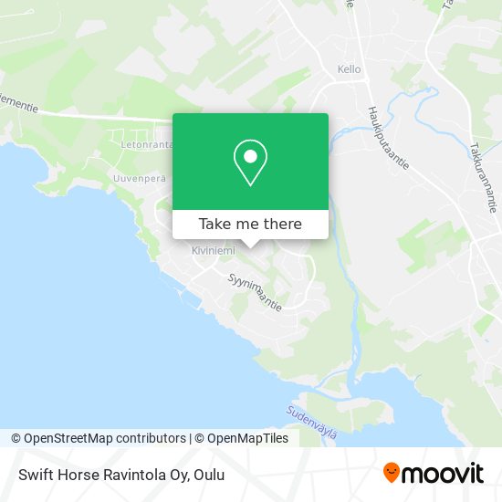 Swift Horse Ravintola Oy map