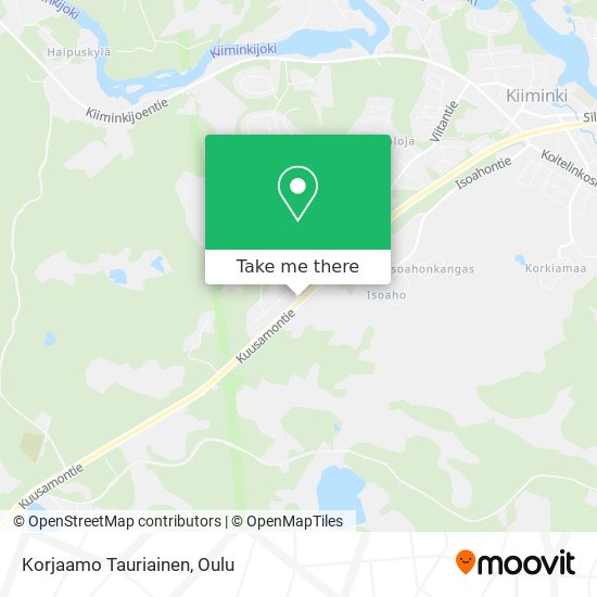 Korjaamo Tauriainen map