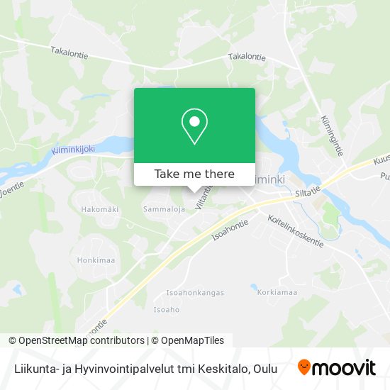 Liikunta- ja Hyvinvointipalvelut tmi Keskitalo map