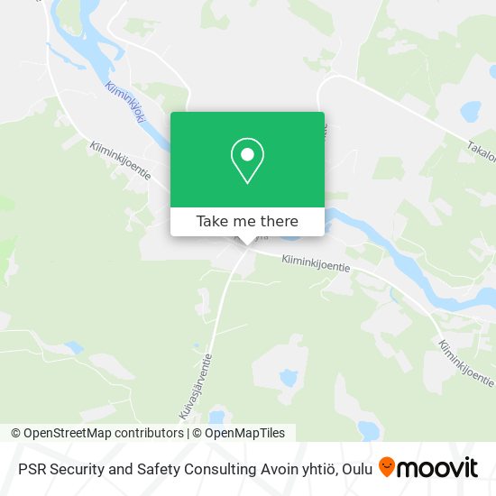 PSR Security and Safety Consulting Avoin yhtiö map