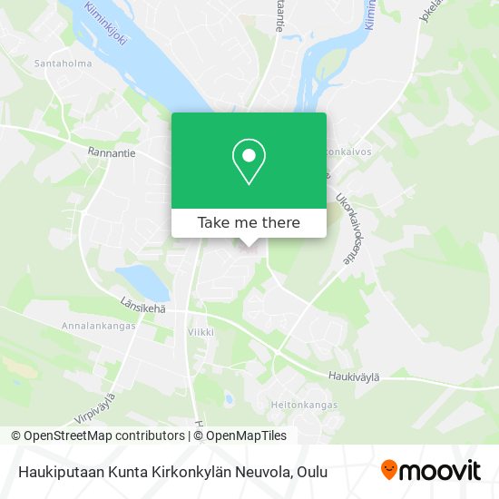Haukiputaan Kunta Kirkonkylän Neuvola map