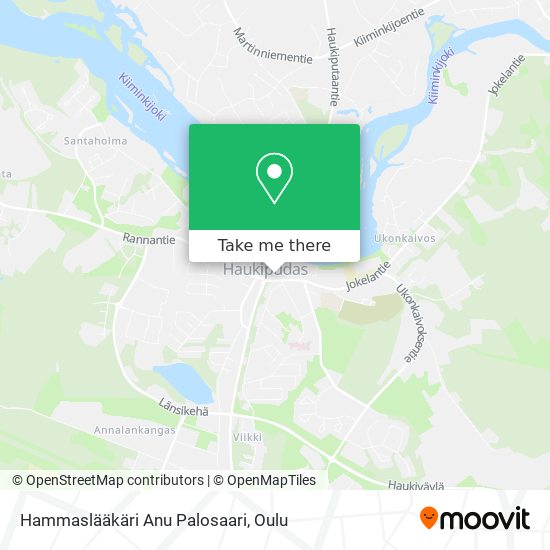 Hammaslääkäri Anu Palosaari map