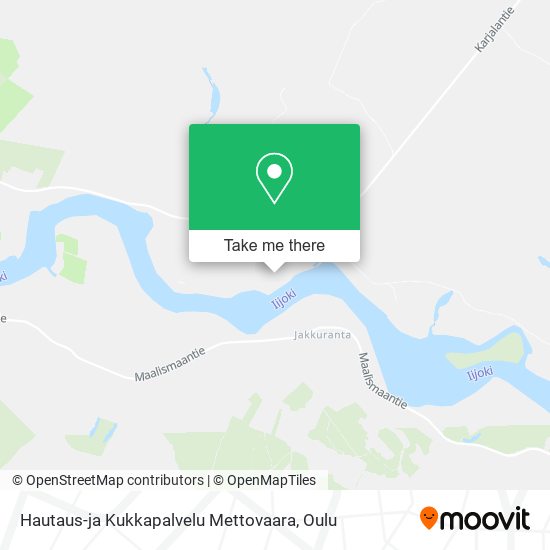 Hautaus-ja Kukkapalvelu Mettovaara map