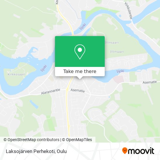 Laksojärven Perhekoti map