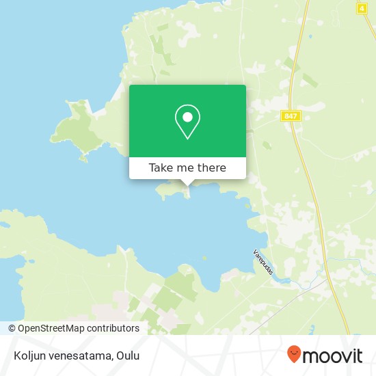 Koljun venesatama map