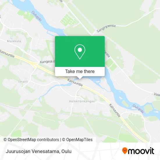 Juurusojan Venesatama map