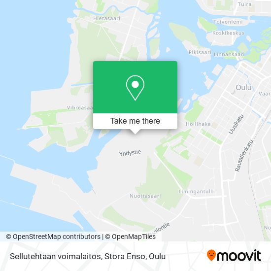 Sellutehtaan voimalaitos, Stora Enso map