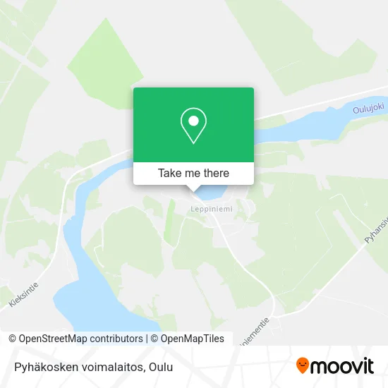 Pyhäkosken voimalaitos map