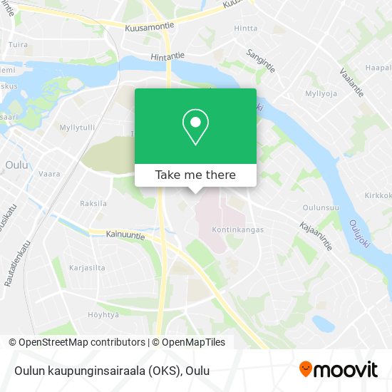 Oulun kaupunginsairaala (OKS) map