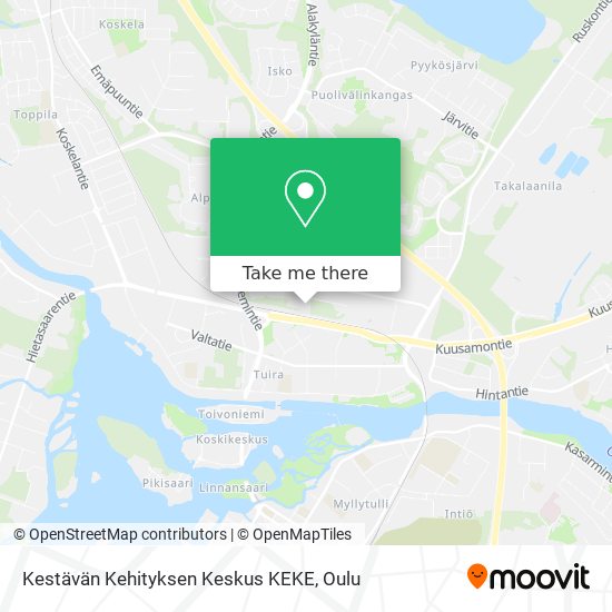 Kestävän Kehityksen Keskus KEKE map