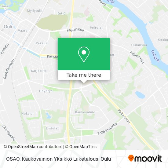 OSAO, Kaukovainion Yksikkö Liiketalous map