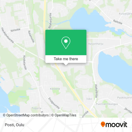 Posti map